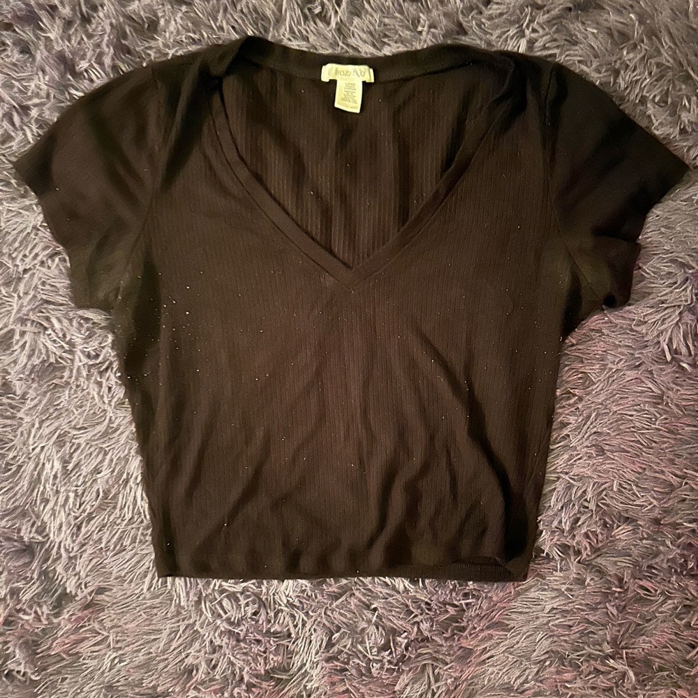 Black Bozzolo brand crop top